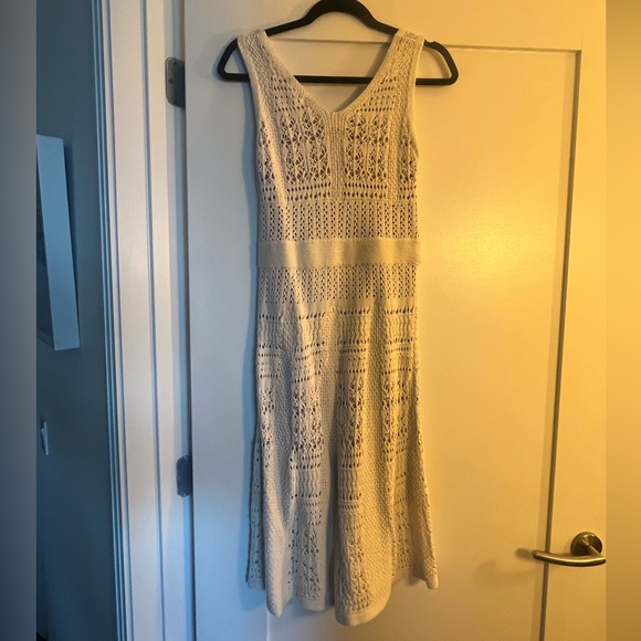 Minnie rose crochet sleeveless cream dress - Picture 5 of 10